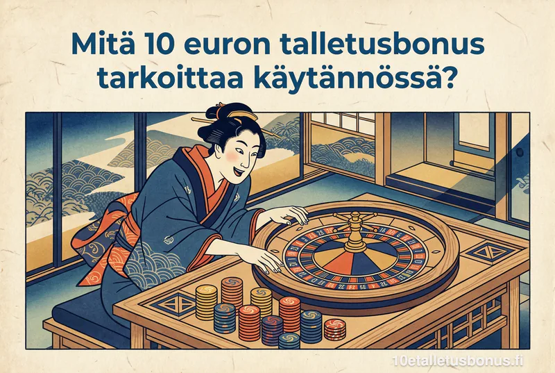 Mitä 10 euron talletusbonus tarkoittaa käytännössä?